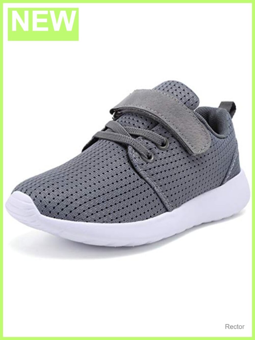 Kids Lightweight Strap Sneakers Comfortable Athletic Toddler Boys Girls